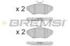 BREMSI BP3588 Brake Pad Set, disc brake